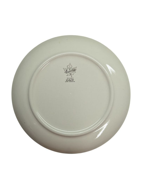 The Reesor Family Plate 22 k gold Trim