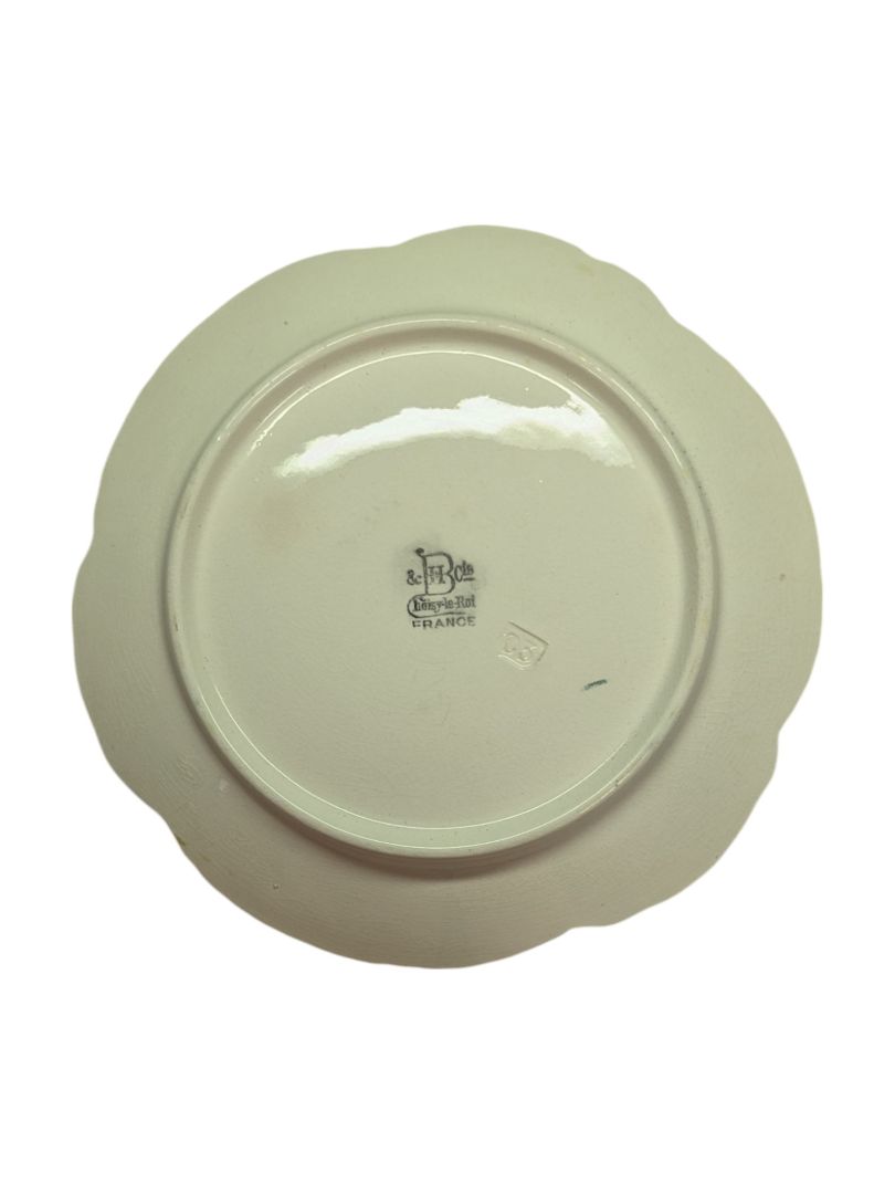 Hoisy-le-rot Hand-Painted Choisy Barbotine Plates