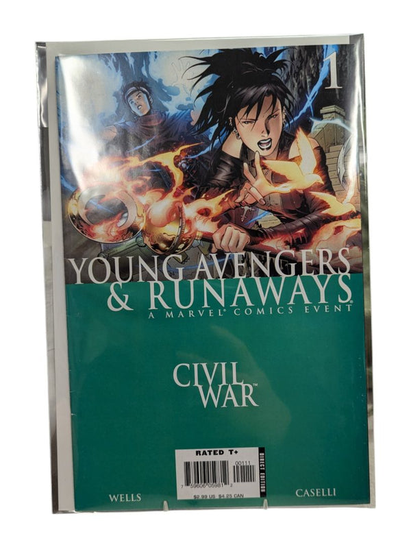 Young Avengers Runaway Civil War (1-4)