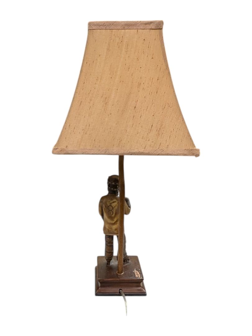 Vintage Hockey Figurine Lamp