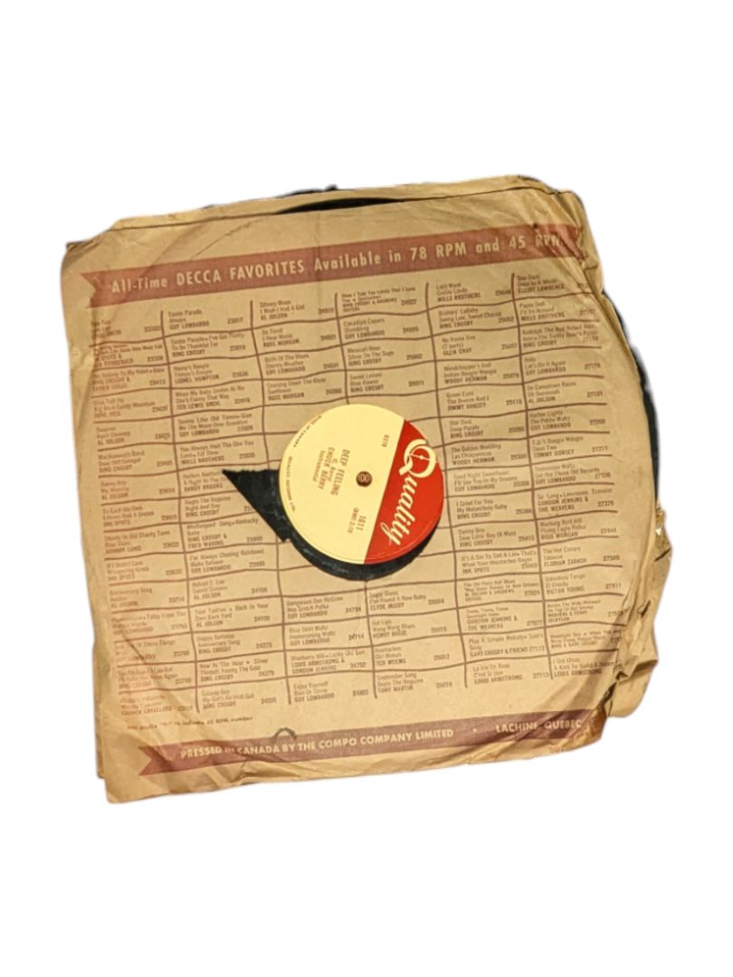 78 rpm LP (collection of 13 Shellac discs)