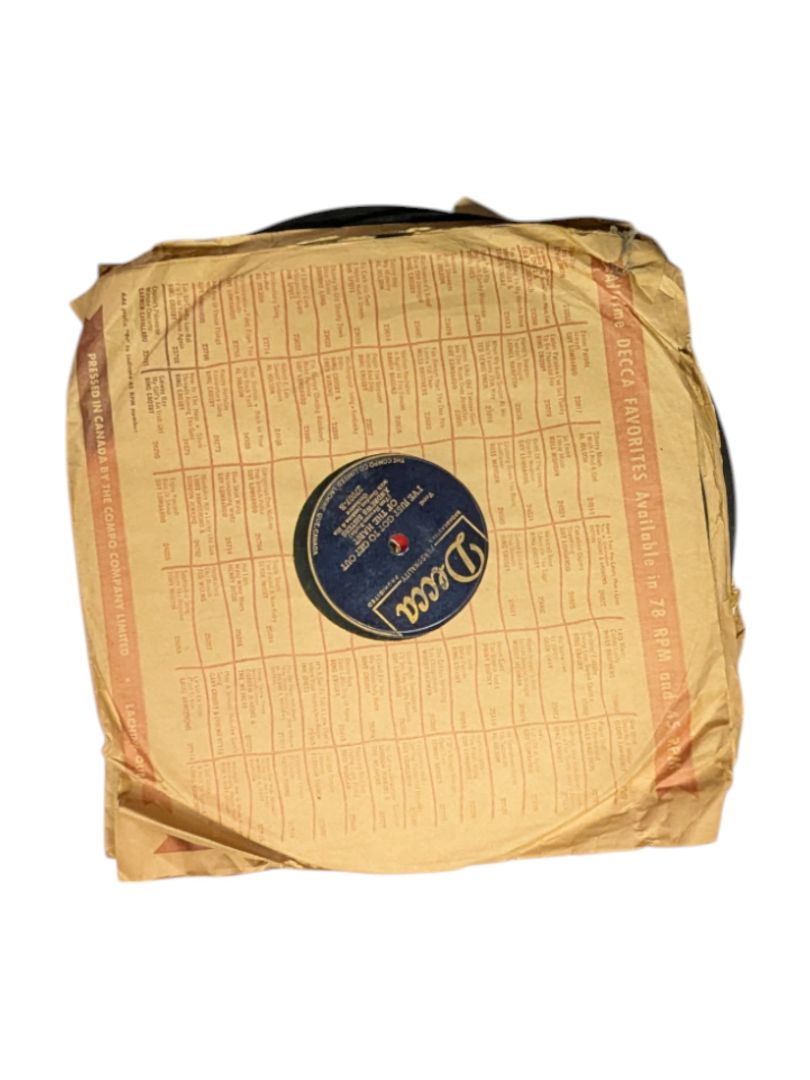 78 rpm LP (collection of 13 Shellac discs)