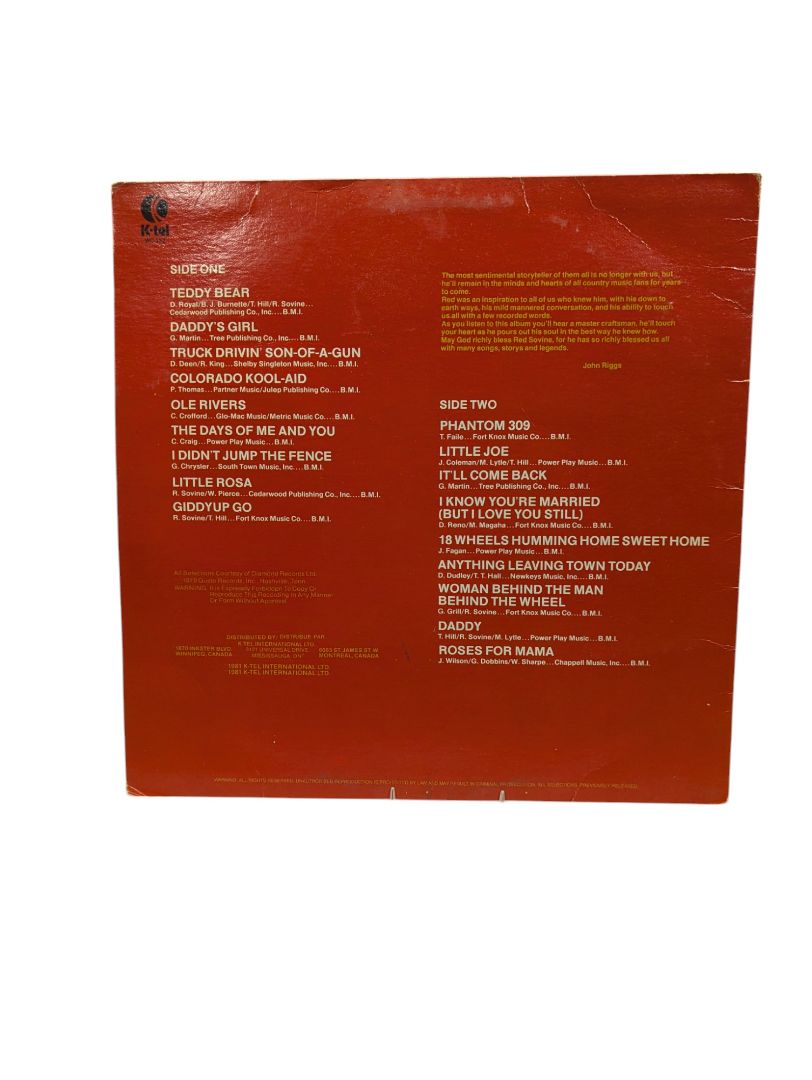 The Late Great Red Sovine LP