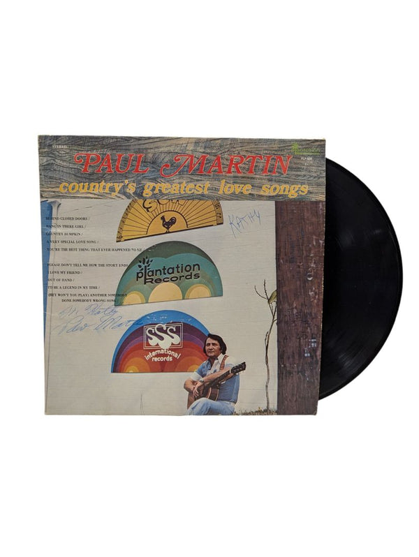 Paul Martin Country's Greatest Love Songs LP
