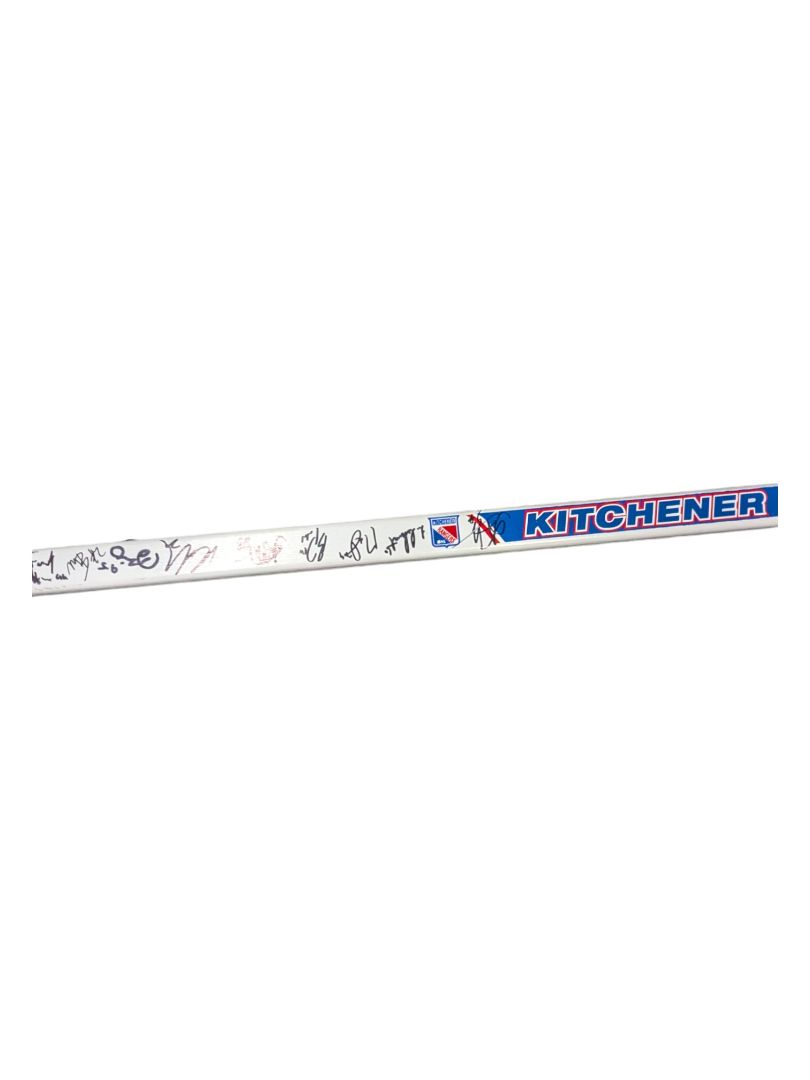 Kitchener Rangers Team Signed Stick