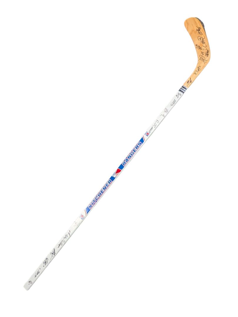 Kitchener Rangers Team Signed Stick