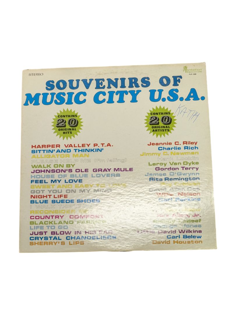 Souvenirs of Music City USA