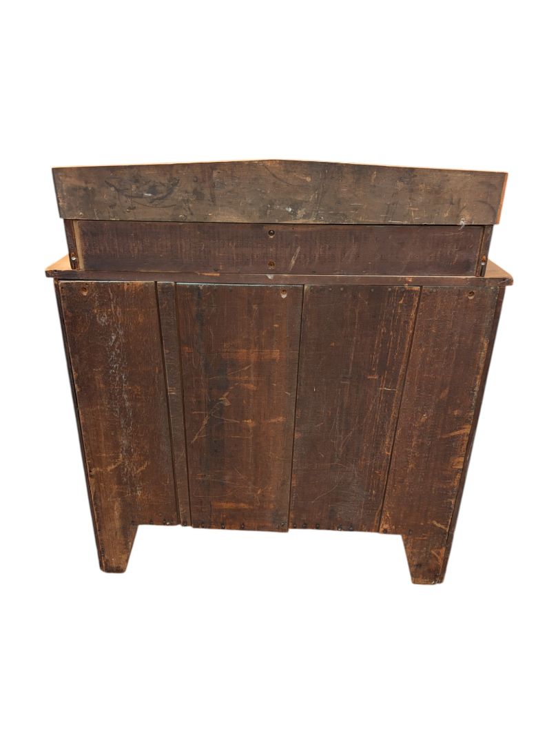 Antique Empire-Style Dresser with Glove Box – Solid Wood