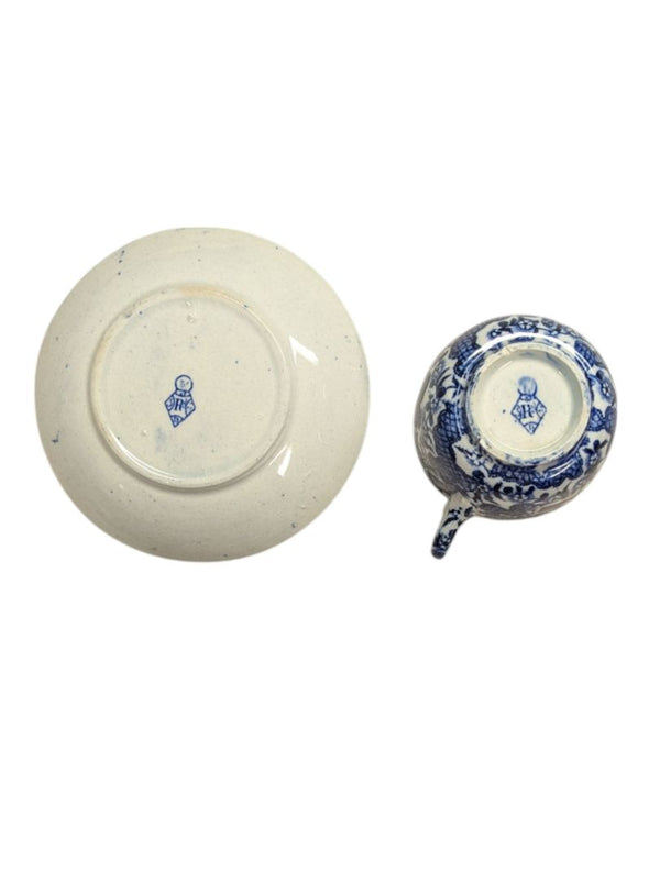 Blue Cup and Plate Set (2 pcs)