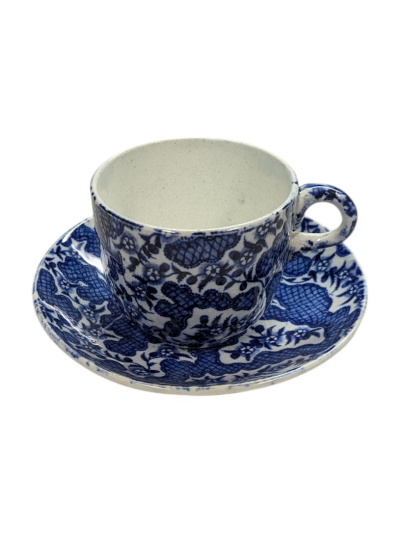 Blue Cup and Plate Set (2 pcs)