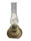 Naugatuck Double Globe Hand Printed Oil Lamp