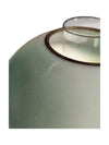 Naugatuck Double Globe Hand Printed Oil Lamp