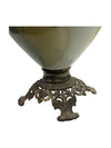 Naugatuck Double Globe Hand Printed Oil Lamp