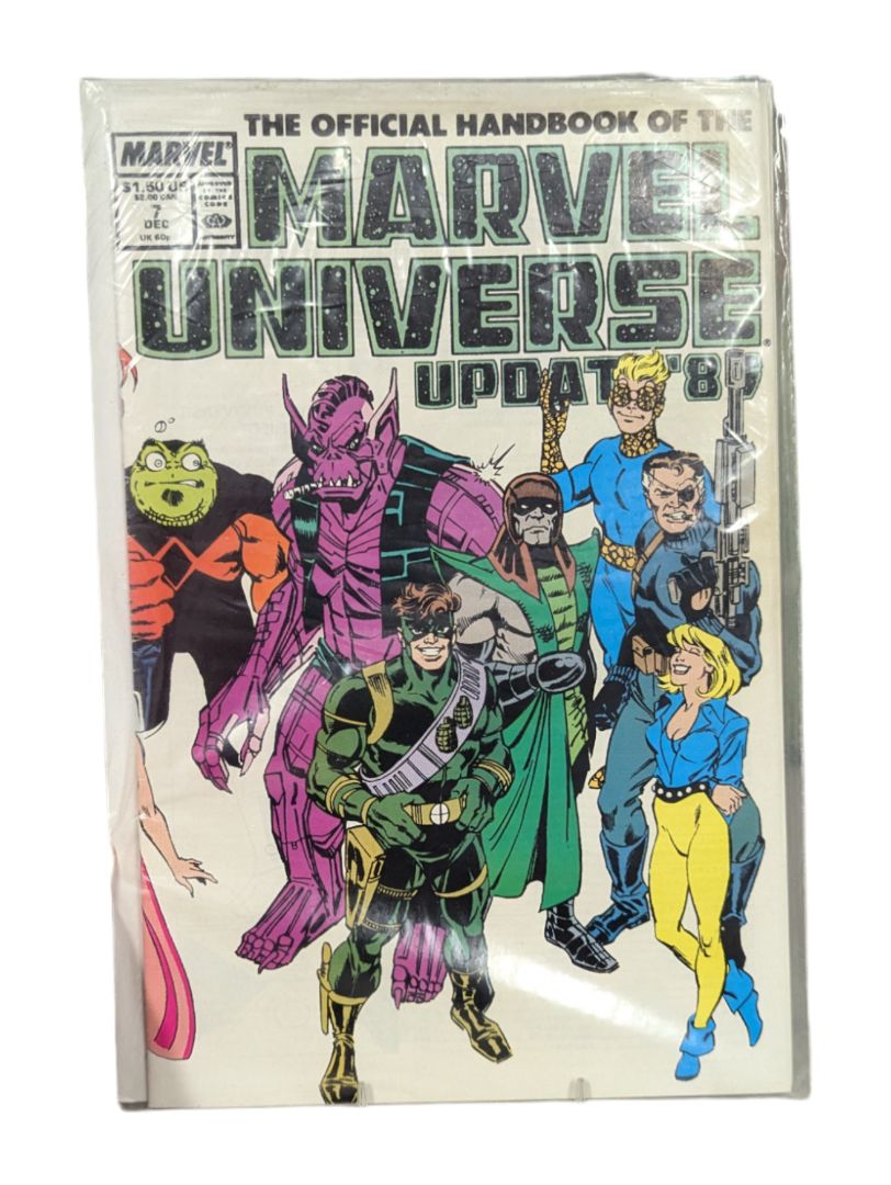 The Official Handbook of the Marvel Universe 1989 8 issue set