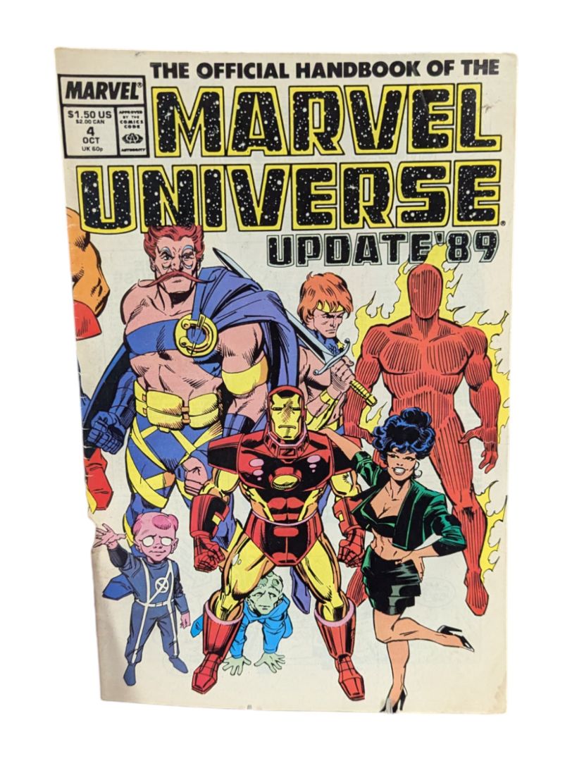 The Official Handbook of the Marvel Universe 1989 8 issue set