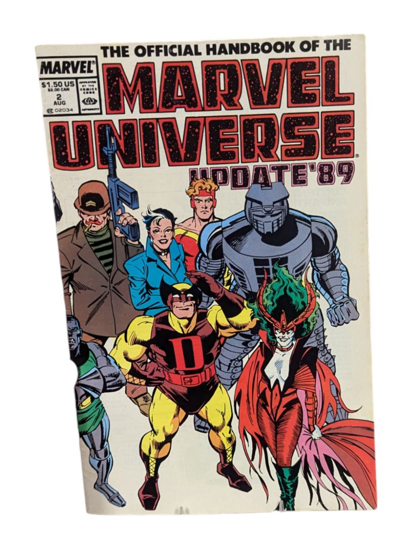 The Official Handbook of the Marvel Universe 1989 8 issue set