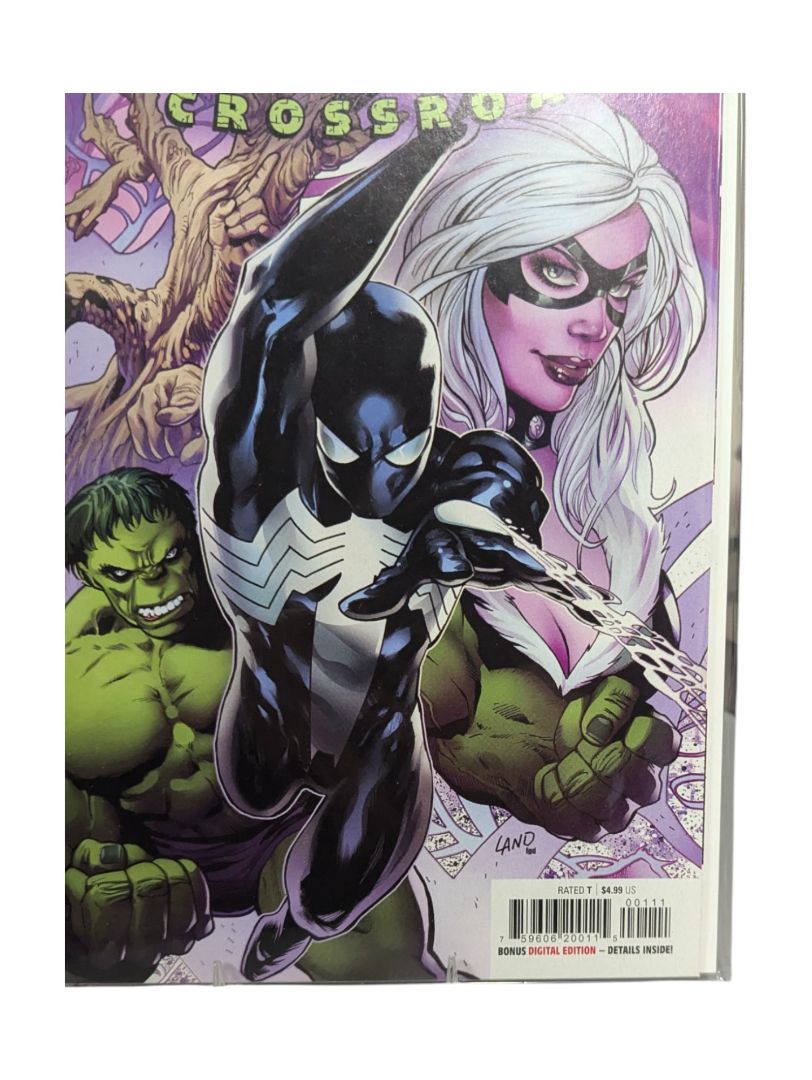 Symbiote Spiderman Crossroad #1 and Avenging Spiderman #7