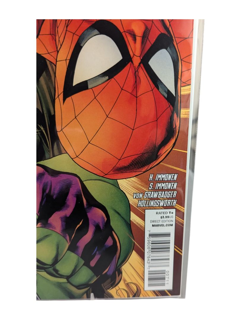 Symbiote Spiderman Crossroad #1 and Avenging Spiderman #7