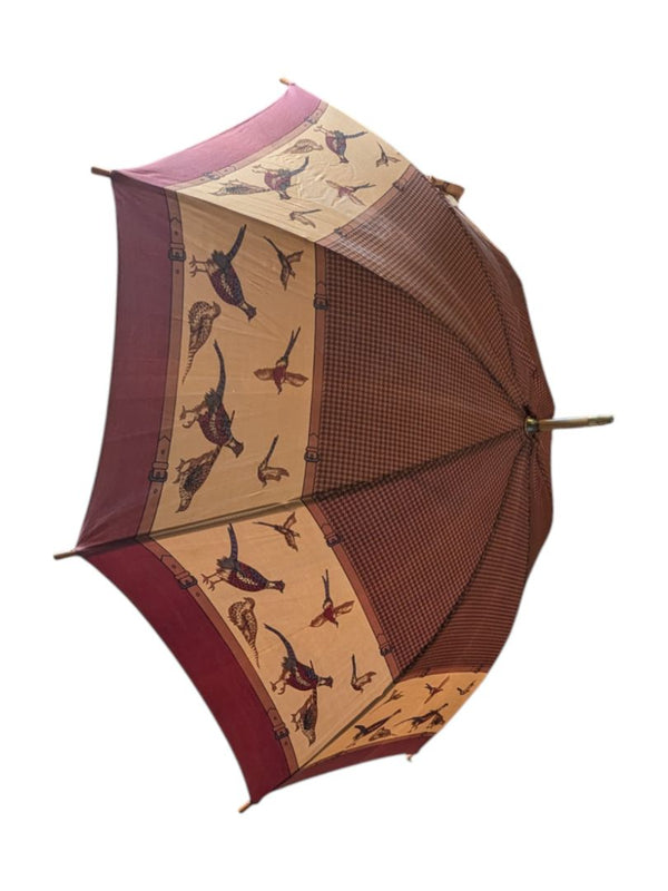 Vintage Wooden Handle Umbrella