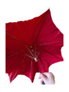 Vintage Red Double Fold Umbrella