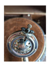Antique Hand Crank Record Player w/ Needles