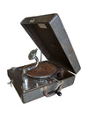 Antique Hand Crank Record Player w/ Needles