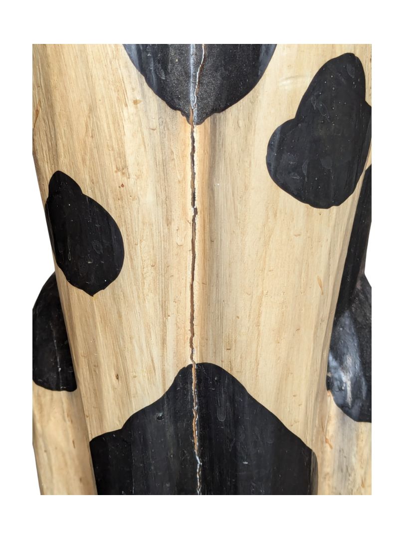 Wooden Dog Statue
