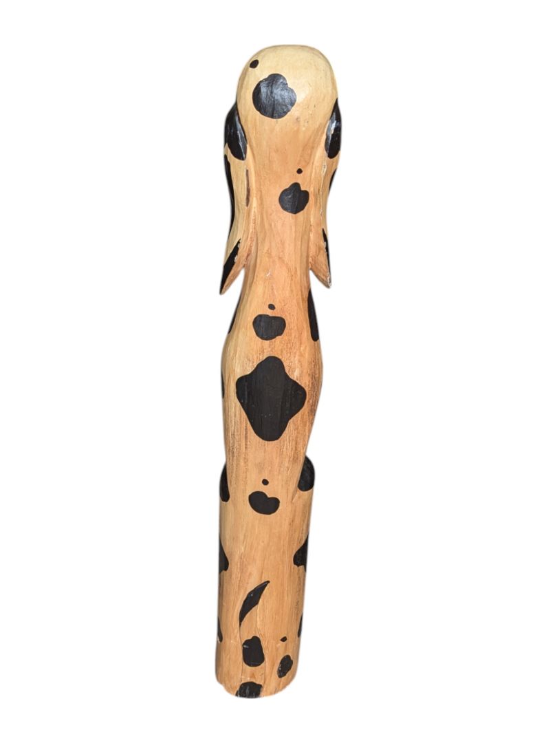 Wooden Dog Statue
