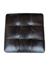 Faux Leather Ottoman
