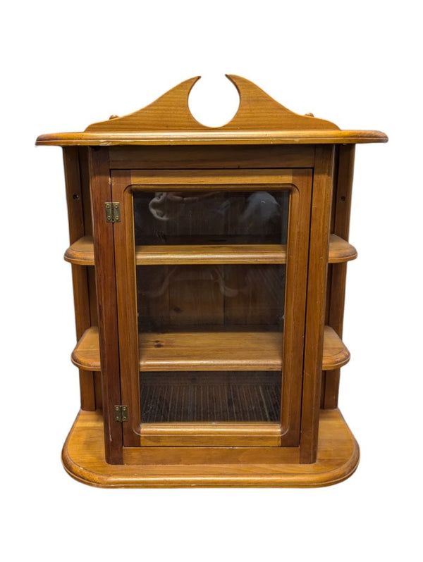 Wooden Hanging Display Cabinet