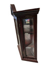 Dark Brown Wooden Hanging Display Cabinet
