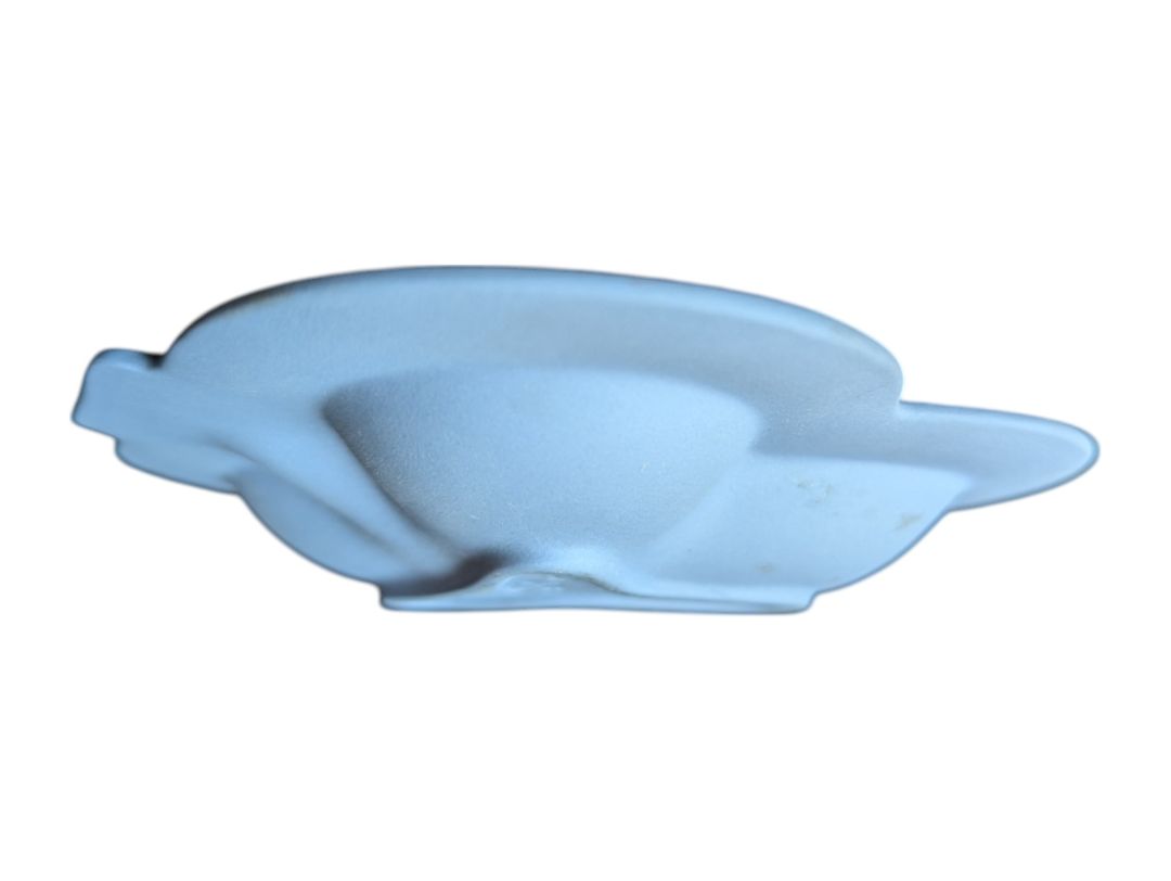 Wedgwood Blue Jasperware Collectors Clover Shaped Trinket Dish