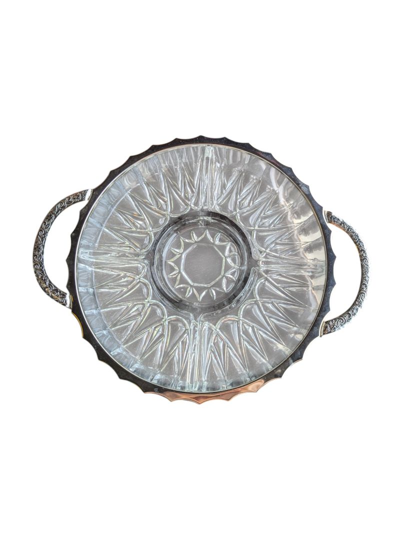 Queen Anne Silver Plated Condiments Serving Dish