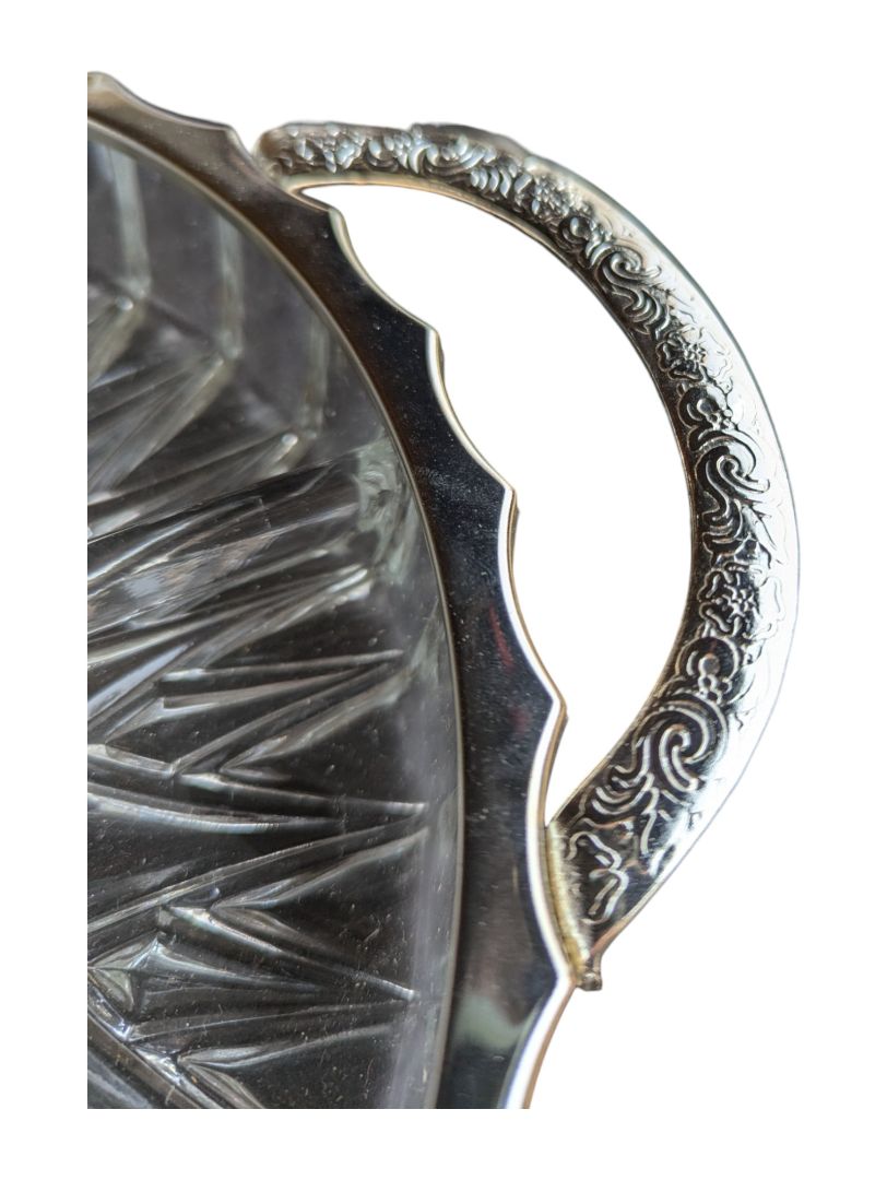 Queen Anne Silver Plated Condiments Serving Dish