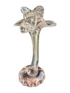 Arte Murano Glass Pink Hand Blown Flower
