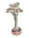 Arte Murano Glass Pink Hand Blown Flower