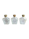 Whiskey Bottle Shaped Condiment Container (set of 3)