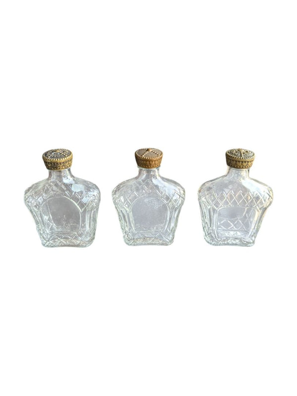 Whiskey Bottle Shaped Condiment Container (set of 3)