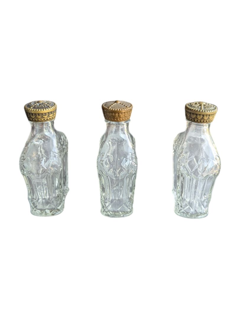 Whiskey Bottle Shaped Condiment Container (set of 3)