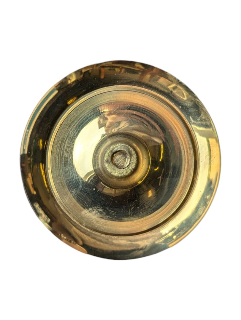 Vintage Brass Twisted Stem Candle Holder