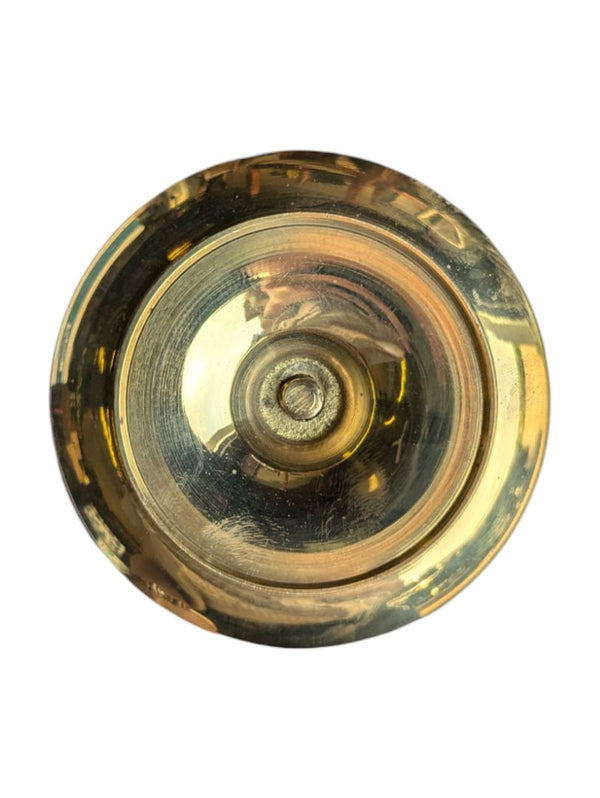 Vintage Brass Twisted Stem Candle Holder