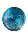 Aqua Blue Anchor Hocking Glass Candy Jar