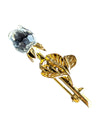 Vintage Swarovski Rose Brooch/Pin w/ box and COA