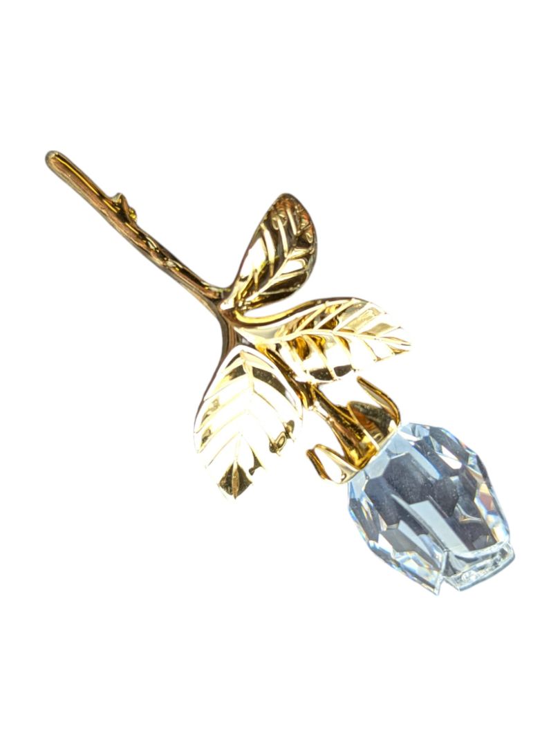 Swarovski Crystal Memories Rose Brooch/ Pin w/ box and COA