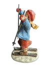 Child Skiing Figurine