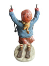 Child Skiing Figurine