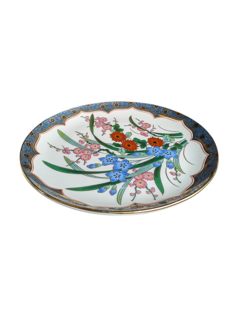 Japanese Gold Gilt Floral Plate