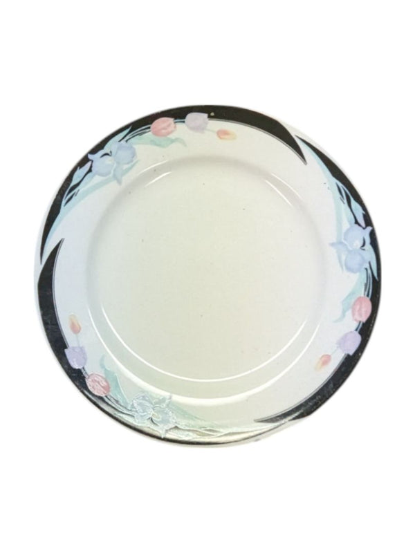 Caravel by Excel 7-Piece Floral Glass Plate Set