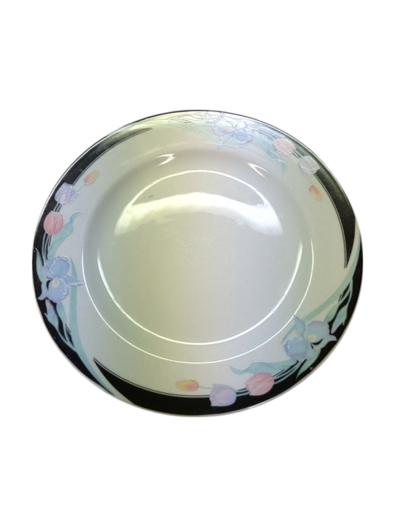 Caravel by Excel 7-Piece Floral Glass Plate Set