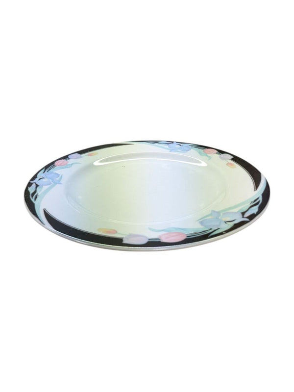 Caravel by Excel 7-Piece Floral Glass Plate Set
